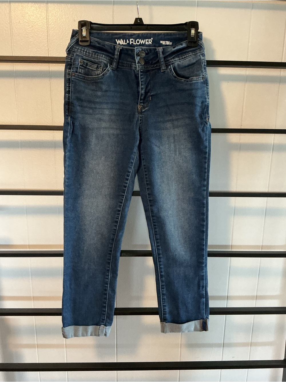 Wallflower Capri, Cuffed, Jeans, Size 7, The Ultra Fit, VGC